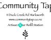 Community Tap. The artesian mineral water refill station