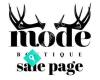 Mode Boutique Sale Page