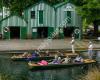 Punting On The Avon (Antigua Boat Sheds)