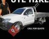 Ute Hire - Man and ute hire - Manute Removals